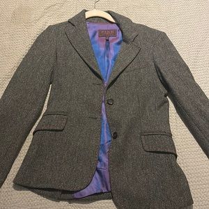 Thomas pink grey blazer.